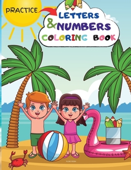 Paperback Letters and Numbers Coloring Book