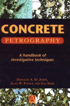 Hardcover Concrete Petrography Book