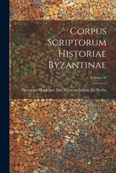 Paperback Corpus Scriptorum Historiae Byzantinae; Volume 36 [Latin] Book