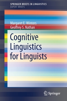 Paperback Cognitive Linguistics for Linguists Book