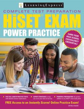 Paperback Complete Test Preparation Hiset Exam Power Practice Book