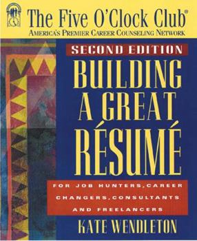 Paperback Building a Great Resume Book