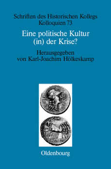 Hardcover Eine politische Kultur (in) der Krise? [German] Book