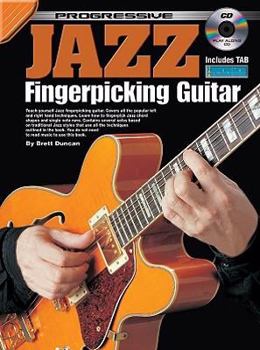 Paperback Progressive Jazz Fingerpicking Guitar Method [With CD (Audio)] Book