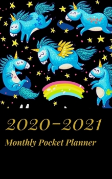 Paperback 2020-2021 Monthly Pocket Planner: A classic 2-year Monthly Small Purse Calendar Planner- January - December 2020-2021 Notebook Journal Diary For To do Book