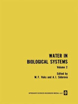 Paperback Water in Biological Systems: Volume 2 Book