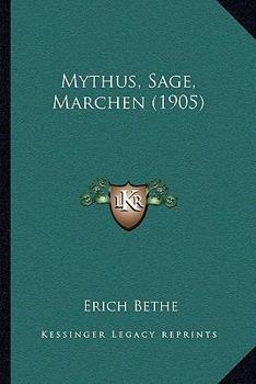 Paperback Mythus, Sage, Marchen (1905) [German] Book