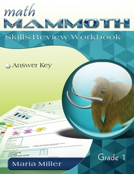 Paperback Math Mammoth Grade 1 Skills Review Workbook Answer Key Book