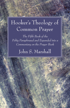 Paperback Hooker's Theology of Common Prayer Book
