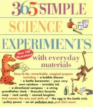 Hardcover 365 Simple Science Experiments with Everyday Materials Book