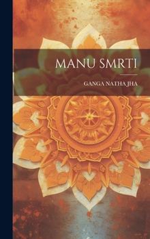 Hardcover Manu Smrti Book