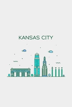 Paperback Kansas Minimalist Travel Notebook [Lined] [6x9] [110 pages] Book