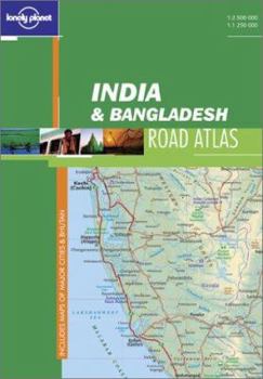 Paperback Lonely Planet India & Bangladesh Road Atlas Book