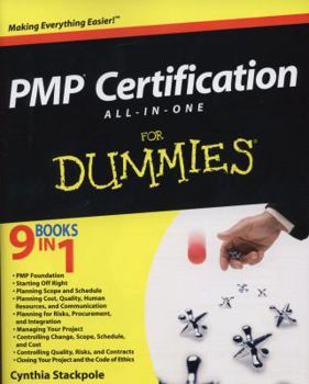 Paperback Pmp Certification All-In-One Desk Reference for Dummies Book