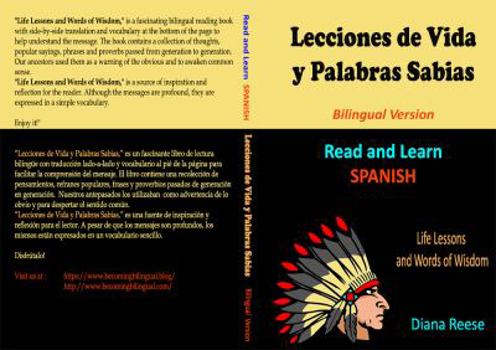 Paperback Lecciones de Vida y Palabras Sabias: Bilingual Version [Spanish] Book