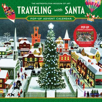 Calendar Traveling with Santa Pop-Up Advent Calendar Book
