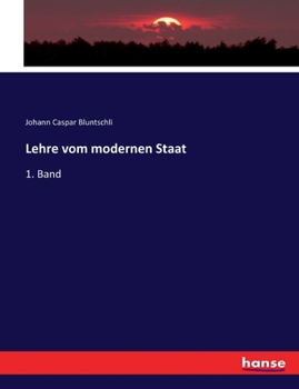 Paperback Lehre vom modernen Staat: 1. Band [German] Book