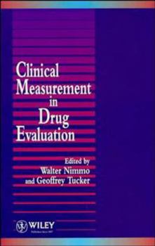 Hardcover Clinical Measurement in Drug Evaluation Book