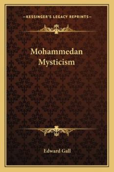 Paperback Mohammedan Mysticism Book