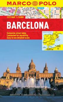Map Barcelona Marco Polo City Map Book