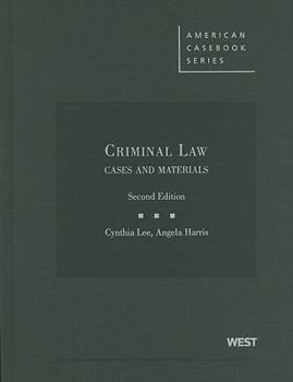 Hardcover Criminal Law, Cases and Materials Book