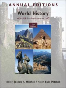 Paperback World History, Volume 1: Prehistory to 1500 Book