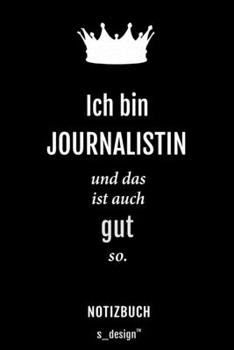 Notizbuch für Journalisten / Journalist / Journalistin: Originelle Geschenk-Idee [120 Seiten kariertes blanko Papier] (German Edition)