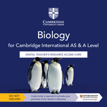 Paperback Cambridge International as & a Level Biology Digital Teacher's Resource Access Card Book