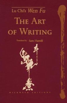 Paperback The Art of Writing: Lu Chi's Wen Fu Book