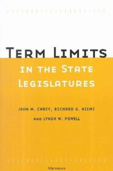 Paperback Term Limits in State Legislatures Book