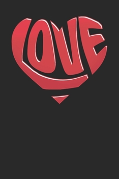 Paperback Notebook Journal: Valentine's Day 6x9 Dot Grid 120 Pages Book