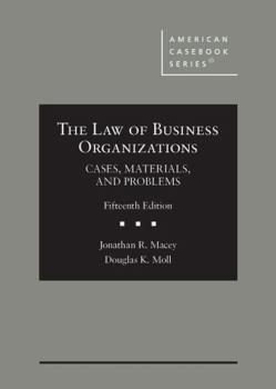 Hardcover The Law of Business Organizations, Cases, Materials, and Problems (American Casebook Series) Book