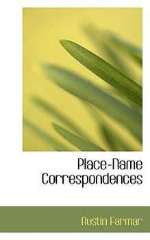 Paperback Place-Name Correspondences Book