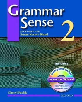 Paperback Grammar Sense 2: Student Book with Wizard CD-ROM [With CDROM] Book