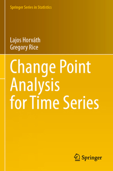 Paperback Change Point Analysis for Time Series Book