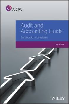 Paperback Audit and Accounting Guide: Construction Contractors, 2018 Book