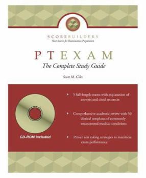 Paperback PTEXAM: The Complete Study Guide [With CDROM] Book