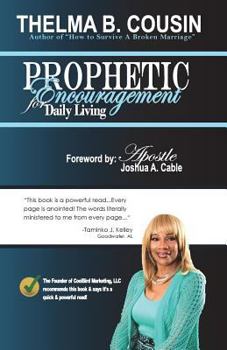 Paperback Prophetic Encouragement for Daily Living Book
