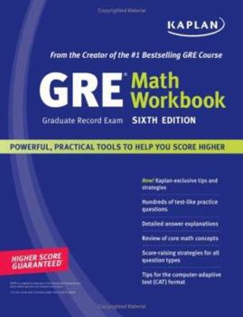 Paperback Kaplan GRE Exam Math Workbook Book