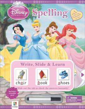 Board book Disney Princess - Spelling: Write, Slide and Learn Series Book