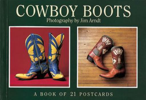 Card Book Cowboy Boots Postcard Book