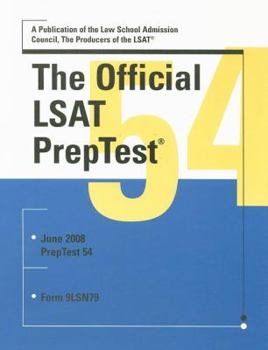 Paperback The Official LSAT PrepTest: Form 9LSN79 Book