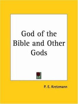Paperback God of the Bible and Other Gods Book