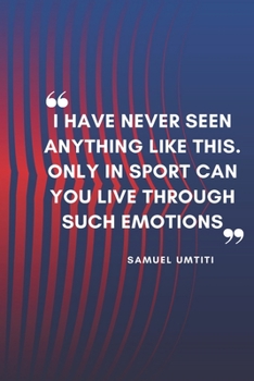 SAMUEL UMTITI  Quote Planner For Fc Barcelona Fans: Lined Notebook / Journal Gift, 120 Pages, 6x9, Soft Cover, Matte Finish