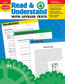 Paperback Read and Understand with Leveled Texts, Grade 6 Teacher Resource Book