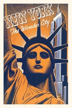 Paperback Vintage Journal Statue of Liberty Head Book