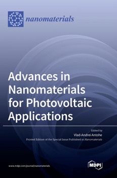 Hardcover Advances in Nanomaterials for Photovoltaic Applications Book