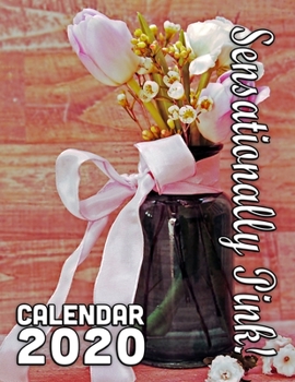 Paperback Sensationally Pink Calendar 2020: 14 Month Desk Calendar for Lovers of Every Shade of Pink Book