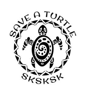 Paperback SKSKSK Save A Turtle: And I oop Hexagon Paper Notebook Hex Grid 0.2 Inch Per Side Small Honeycomb Paper (7.5 x 9.25) Book