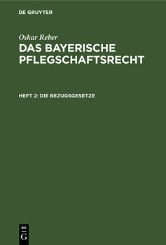 Hardcover Die Bezugsgesetze [German] Book